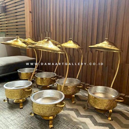 Buffet Chafing Dish Kuningan Murah