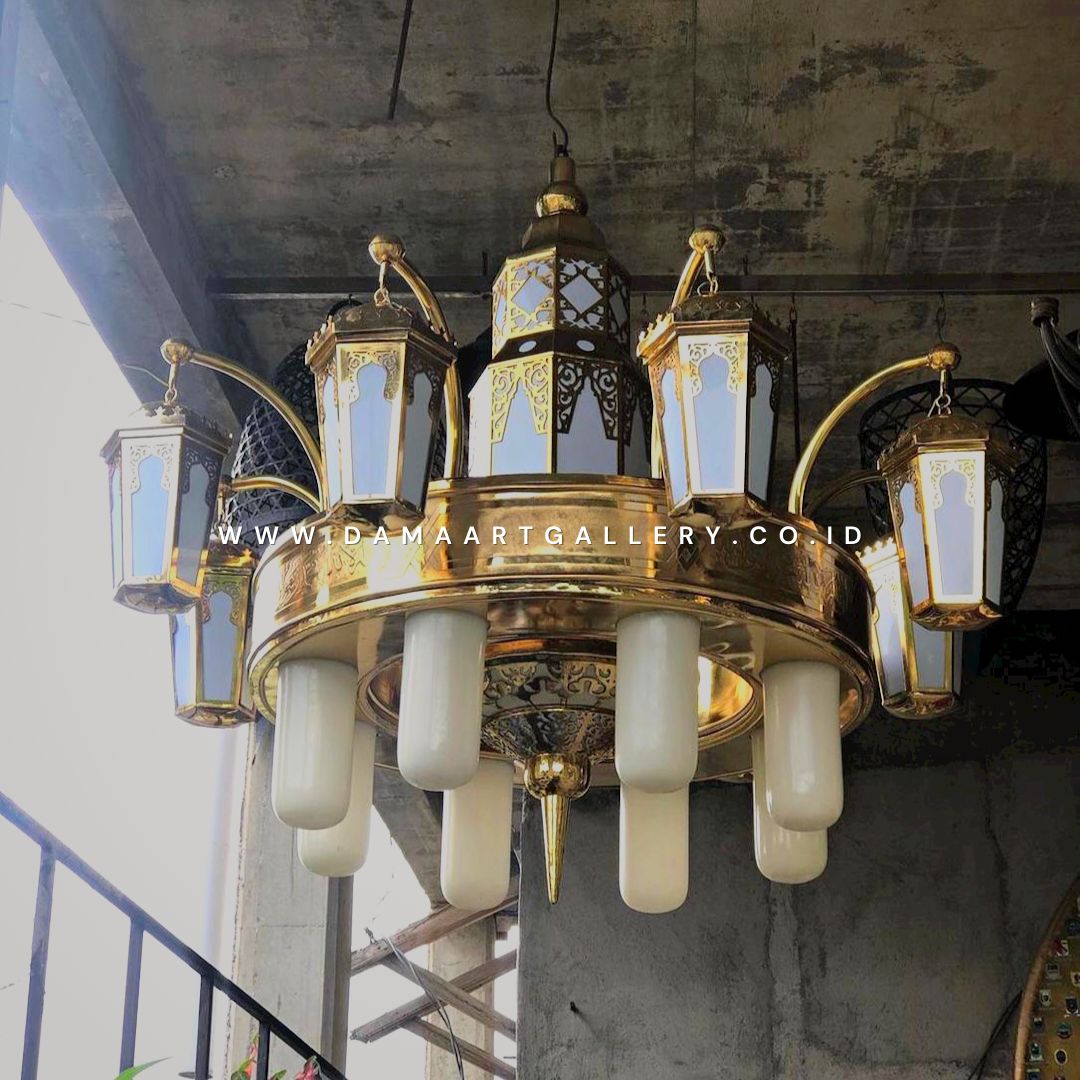 Lampu Gantung Masjid Kuningan Berkualitas