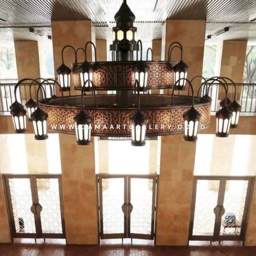 Lampu Nabawi Custom Material Tembaga