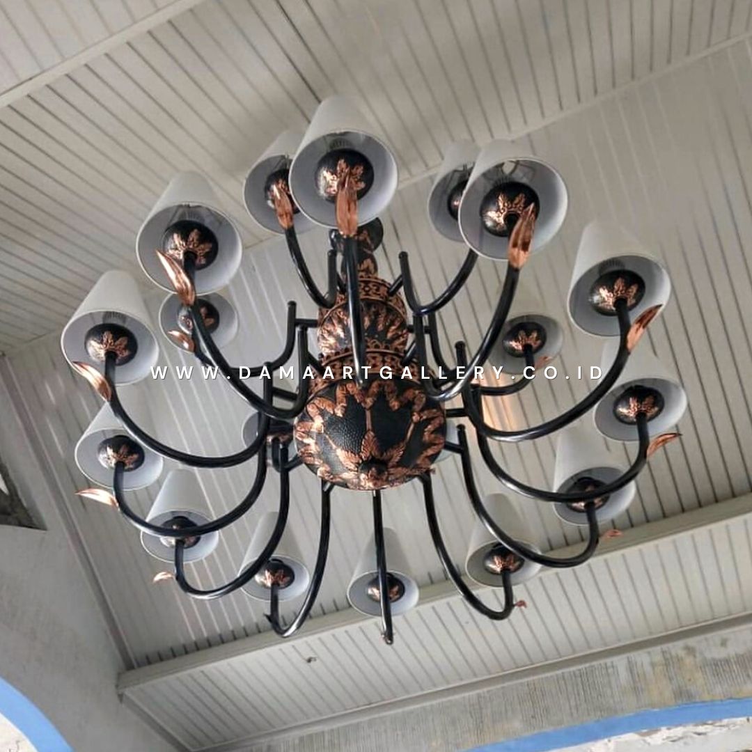 Lampu Robyong Tembaga Model Klasik