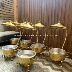 Buffet Chafing Dish Kuningan Murah