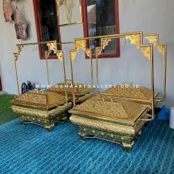Chafing Dish Kuningan Tempat Prasmanan Ukir