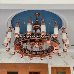 Keindahan Lampu Nabawi Tembaga Rosegold
