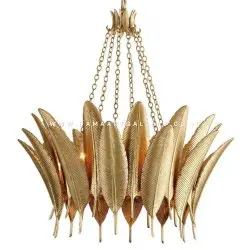 Lampu Gantung Chandelier Tembaga Kuningan