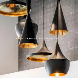 Lampu gantung Kuningan Black Gold