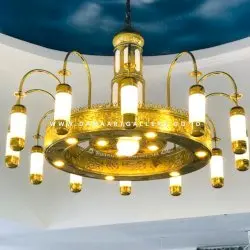 Lampu masjid nabawi kuningan