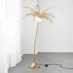 Lampu Standing Kuningan Unik