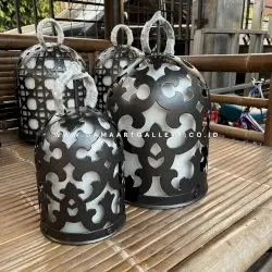 Lampu Taman Kurungan Ukir Anti Korosi