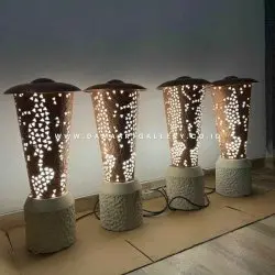 Lampu Taman Tembaga Kuningan