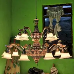 Lampu Tembaga Ukiran 